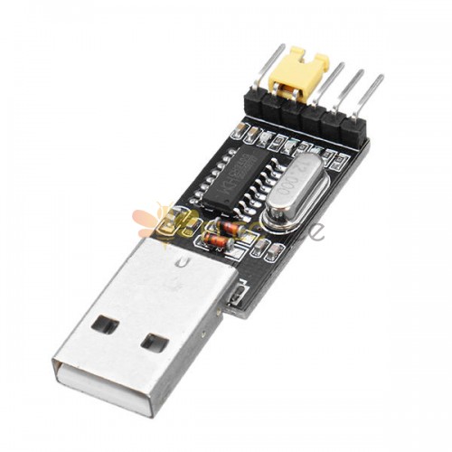 10 Uds. CH340 3,3 V/5,5 V USB a módulo convertidor TTL CH340G STC módulo de descarga actualización tablero pequeño cepillo USB a puerto serie salida de alimentación dual de 3,3 V y 5 V