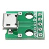 10 قطعة مايكرو USB لغمس الإناث مقبس B نوع ميكروفون 5P التصحيح للغمس مع لوحة محول لحام