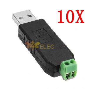 10pcs USB轉RS485轉換器模塊USB轉TTL/RS485雙功能雙重保護