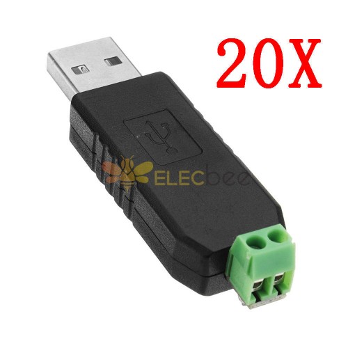 20pcs Module de convertisseur USB vers RS485 USB vers TTL / RS485 double fonction double protection
