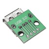 2Pcs USB 2.0 Female Head Socket To DIP 2.54mm Pin 4P Adapter Board