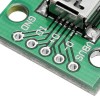 30 peças USB para DIP cabeça fêmea mini-5P patch para DIP 2,54 mm placa adaptadora