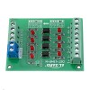 3.3V To 5V/12V/24V 4 Channel Optocoupler Isolation Board Isolated Module PNP Output PLC Signal Level Voltage Converter 12V