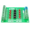 3Pcs 24V To 5V 4 Channel Optocoupler Isolation Board Isolated Module