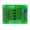 3pcs 24V To 12V 4 Channel Optocoupler Isolation Board Isolated Module PLC Signal Level Voltage Converter Board 4Bit