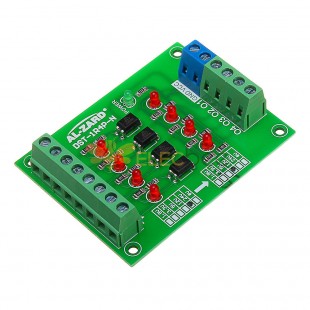 3pcs 24V轉12V 4通道光耦隔離板隔離模塊PLC信號電平電壓轉換板4Bit
