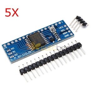 5Pcs 5V IIC I2C Serial Interface Adapter Module LCD1602 for Arduino - products that work with official Arduino boards
