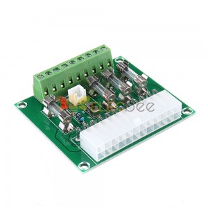Adaptador de corriente ATX de 5 uds., placa de alimentación para ordenador ATX, fuente de alimentación, conector de enchufe de CC + 3,3 V + 5 V -12 V + 12 V + 5 V
