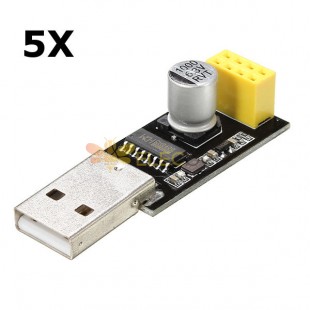 5個USB轉ESP8266串口適配器無線WIFI開發板轉接模塊