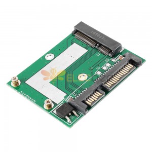 5Pcs mSATA SSD ~ 2.5인치 SATA 6.0GPS 어댑터 변환기 카드 모듈 보드 미니 Pcie SSD 호환 SATA3.0Gbps/SATA 1.5Gbps