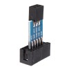 5 x 10-poliges auf 6-poliges Adapterplatinen-Konvertermodul für AVRISP MKII USBASP STK500 für Arduino – Produkte, die mit offiziellen Arduino-Platinen funktionieren