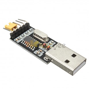 5 Stück 3,3 V 5 V USB-zu-TTL-Konverter CH340G UART Serielles Adaptermodul STC