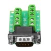 5pcs Male Head RS232 Turn Terminal Serial Port Adapter DB9 Terminal Connector