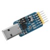 6合1 CP2102 USB转TTL 485 232转换器3.3V/5V兼容六多功能串口模块