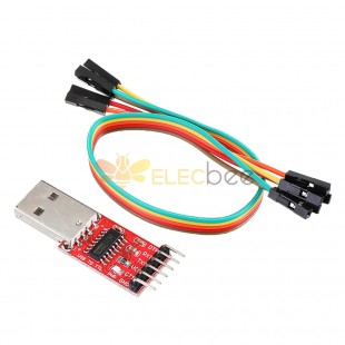 CTS DTR USB Adapter Pro Mini 下載線 USB 轉 RS232 TTL 串口 CH340 替換 FT232 CP2102 PL2303 UART TB196