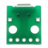 مايكرو USB لغمس أنثى المقبس B نوع ميكروفون 5P التصحيح للغمس مع لوحة محول لحام