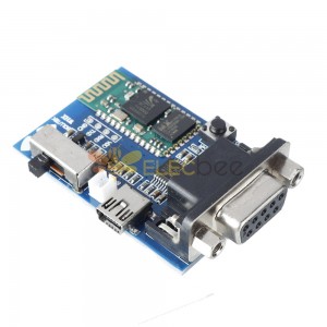 Placa adaptadora serie RS232 Bluetooth comunicación maestro esclavo 2 modos Mini USB Bluetooth puerto serie módulo de perfil 5V