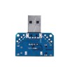 Placa adaptadora USB macho para fêmea Micro Tipo-C 4P 2,54 mm Conversor de Módulo USB4