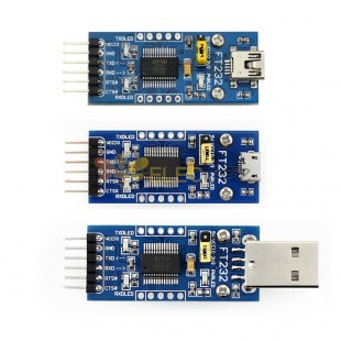 Модуль FT232 USB к последовательному USB к TTL Коммуникационный модуль FT232RL Mini/Micro/Type-A Port Flashing Board Mini