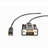 Mini USB 8 Pin Male to DB9 Male RS232 Cable