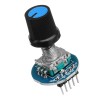 10pcs 회전 전위차계 손잡이 캡 디지털 제어 수신기 디코더 모듈 Arduino 용 로터리 인코더 모듈-공식 Arduino 보드와 함께 작동하는 제품
