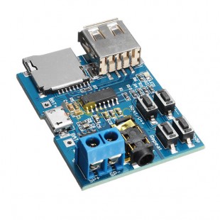 MP3 Lossless Decoder Board With Power Amplifier Module TF Card Decoding Player