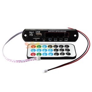 وحدة فك ترميز MP3 WMA بتقنية البلوتوث 12 فولت وحدة صوت لاسلكية USB TF راديو
