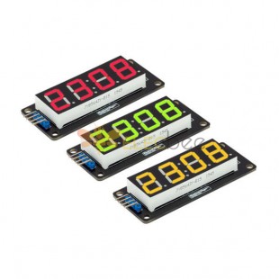 Modulo display a LED da 0,56 pollici con tubo a 4 cifre e 7 segmenti per Arduino - prodotti compatibili con schede Arduino ufficiali Red