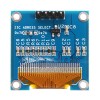 Arduino用スクリーン保護カバー付き0.96インチ4ピンブルーイエローIIC I2C OLEDディスプレイ