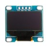 0.96 İnç 4Pin IIC I2C SSD136 128x64 DC 3V-5V Mavi OLED Ekran Modülü