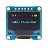 0.96寸6Pin 12864 SPI藍黃OLED顯示模組