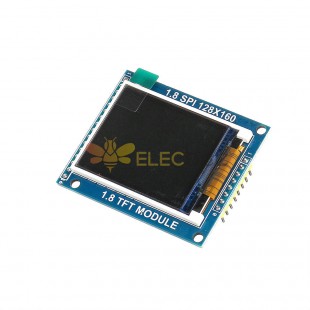 10 Stück 1,8-Zoll-LCD-TFT-Anzeigemodul mit PCB-Backplane 128X160 SPI Serial Port