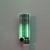 10 pièces 2*13 USB Mini commande vocale musique Audio spectre Flash indicateur de niveau de Volume LED verte Module d\'affichage