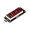 10 個 4 桁 LED ディスプレイチューブ 7 セグメント TM1637 50x19mm Arduino 用の赤い時計表示コロン
