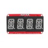 10 Stück 4-Bit Pozidriv 0,54 Zoll 14-Segment-LED-Digitalröhrenmodul Rot I2C-Steuerung 2-Linien-Steuerung