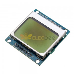 10pcs 5110 Módulo de visualización de pantalla LCD SPI Compatible con 3310 LCD