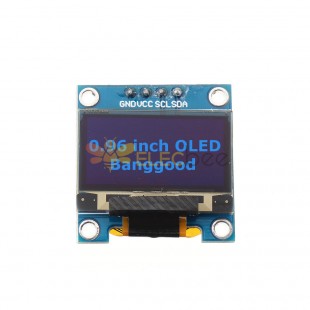 10pcs 藍色 0.96 英寸 OLED I2C IIC 通信顯示器 128*64 LCD 模塊