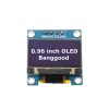 10 adet Beyaz 0.96 İnç OLED I2C IIC İletişim Ekranı 128*64 LCD Modül