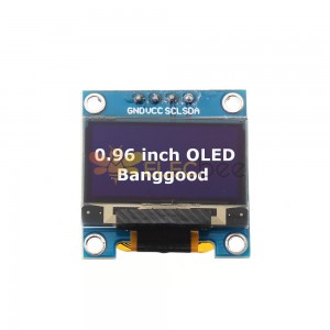 10 Uds blanco 0,96 pulgadas OLED I2C IIC pantalla de comunicación 128*64 módulo LCD