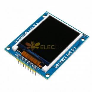 1.8英寸128X160 ILI9163/ST7735 TFT LCD模块带PCB基板SPI串口