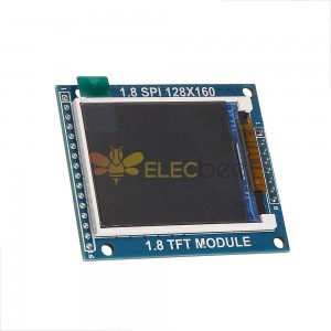 1.8英寸LCD TFT顯示模塊帶PCB背板128X160 SPI串口