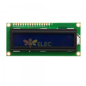Module d'affichage LCD 1Pc 1602 caractères rétroéclairage bleu pour Arduino - produits qui fonctionnent avec les cartes officielles Arduino