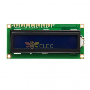 Module d'affichage LCD 1Pc 1602 caractères rétroéclairage bleu pour Arduino - produits qui fonctionnent avec les cartes officielles Arduino