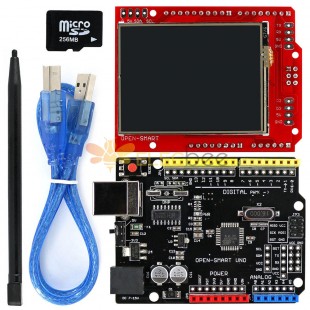 2.2 inch TFT LCD Display Module Touch Screen Shield + UNO R3 Kit With TF Card Pen