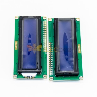 2 pièces Module d'affichage LCD 1602 caractères rétroéclairage bleu