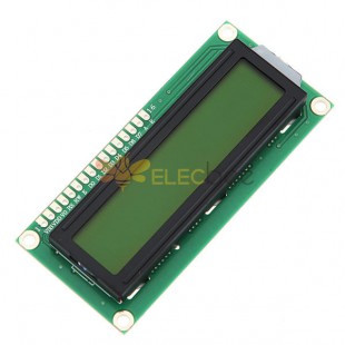 Module d'affichage LCD à rétroéclairage jaune 2 pièces 1602 caractères
