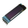 3 uds 0,91 pulgadas 128x32 IIC I2C pantalla LCD OLED azul módulo DIY SSD1306 controlador IC DC 3,3 V 5V