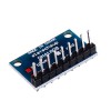 3 peças 3,3 V 5 V 8 bits azul ânodo comum módulo de exibição indicador LED kit DIY