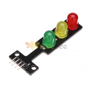 3 pièces 5V LED Module d'affichage de feux de signalisation carte de blocs de construction électroniques