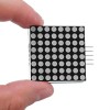 3 peças OPEN-SMART Dot Matrix LED 8x8 LED vermelho em cascata sem costura Módulo de exibição de matriz de pontos F5